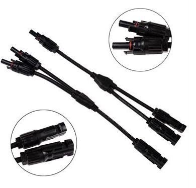 1 Pair MC4 Branch Y Adapter Connectors M/M/F and F/F/M for Solar Panels Cable - Image 6