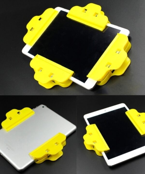 10 PCS Mobile Phone Tilting Fixed Clip Flat Touch Screen Adhesive Clip (Random Color Delivery)