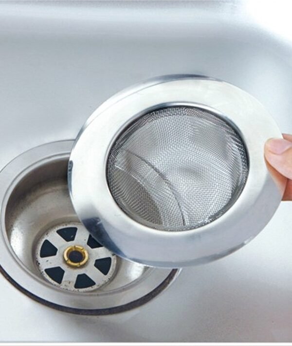 2 PCS Stainless Steel Bathtub Hair Catcher Stopper Shower Drain Hole Filter Metal Sink Strainer