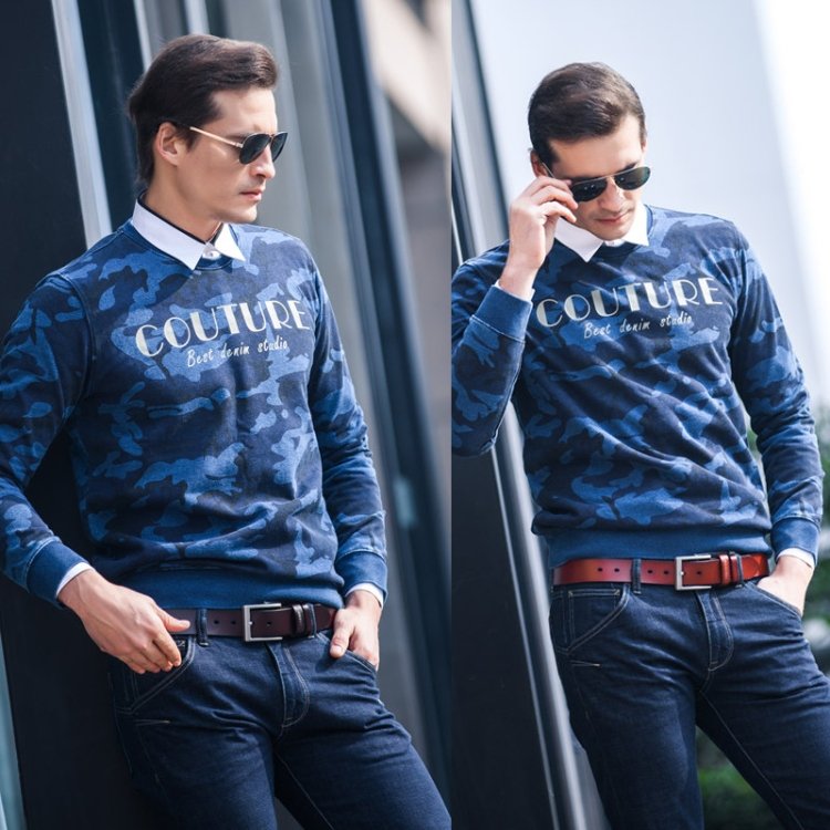 COWATHER XF002 Men Genuine Leather Luxury Business Casual Pin Buckle Belt, 100cm, 105cm, 110cm, 115cm, 120cm, 125cm, 130cm, 140cm, 150cm - Image 6