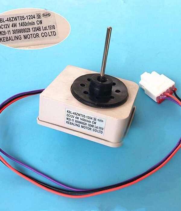 Refrigerator Fan Motor Parts for TCL Omar KBL-48ZWT05-1204 DC12V 4W 1450r/min CW W29-11 3059900028 1204B