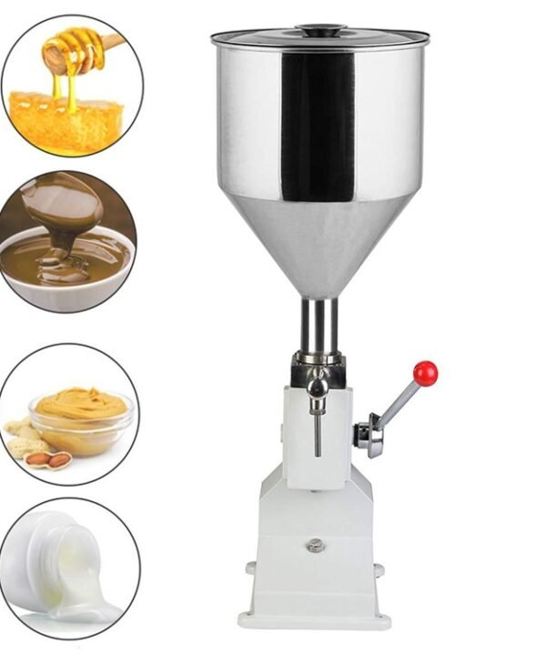 A03 Mini Stainless Steel  Pneumatic Filling Machine Cream Food Paste Dispensing Liquid Packaging Equipment