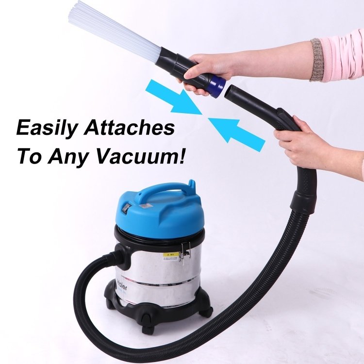 Universal Vacuum Attachment Tool, Tiny Tubes Cleaner for Car /Pets/ Keyboards/Air Vent /Drawers - Image 3
