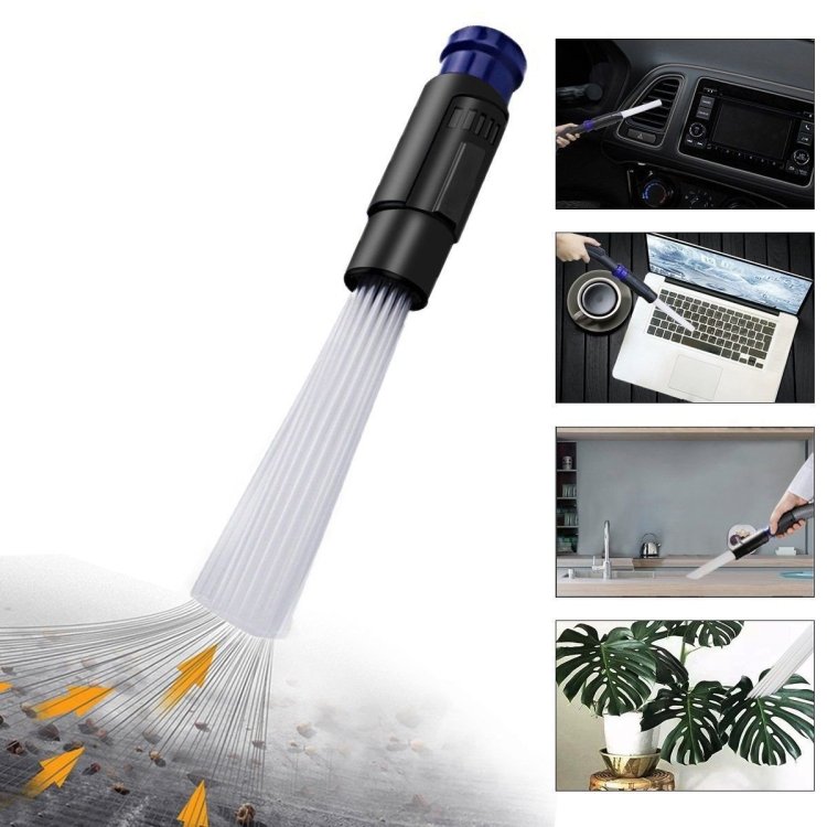 Universal Vacuum Attachment Tool, Tiny Tubes Cleaner for Car /Pets/ Keyboards/Air Vent /Drawers - Image 4