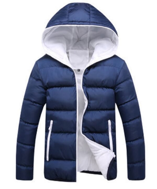 Stylish Slim Men Hooded Cotton Coat, M, L, XL, XXL, XXXL, XXXXL