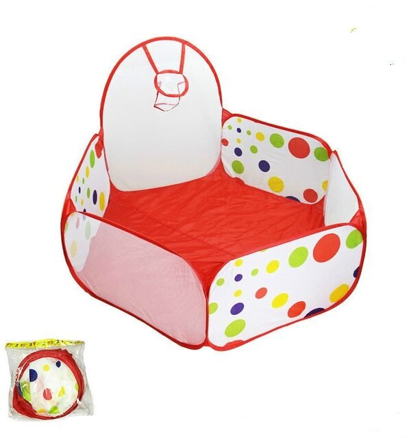Folding Portable Baby Polka Dot Hexagon Indoor Ball Pool Game Fence, 0.9 m in Diameter, 1.2 m in Diameter, 1.5 m in Diameter