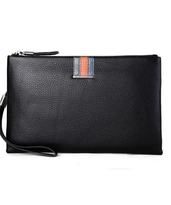 Men Leather Casual Clutch Leather Smart Anti-Theft & Anti-Lost Coin Purse, Large, Small