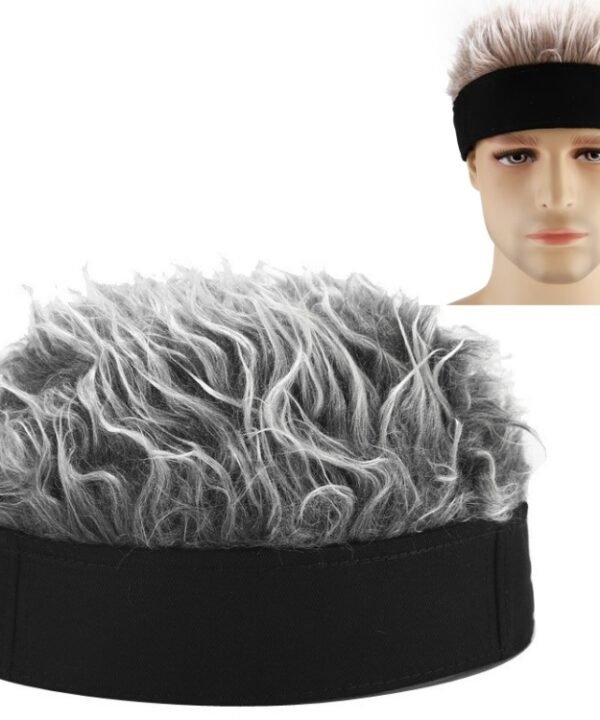 Wig Landlord Hat Retro Street Sailor Hat Skullcap without Eaves, M (56-58cm)