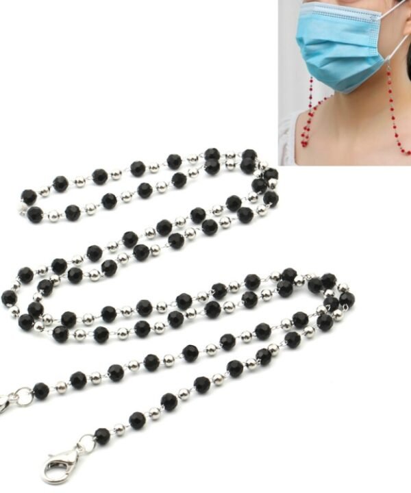 Necklace Personalized Handmade Crystal Bead Chain Mask Anti-Lost Lanyard Glasses Chain