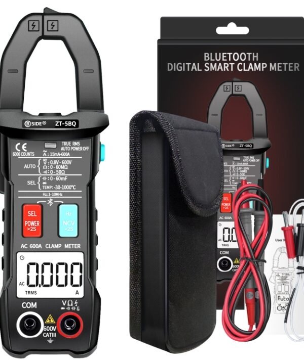 BSIDE  Bluetooth 5.0 6000 Words High Precision Smart AC Clamp Meter, ZT-5BQ, ZT-5BQ+C3140 Clip