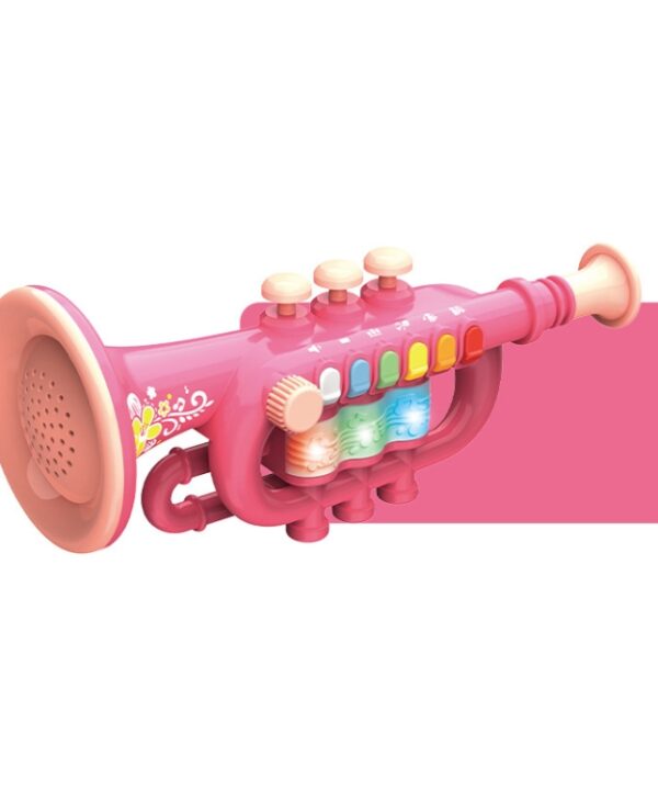 Children Early Education Puzzle Playing Simulation Musical Instrument, 6806 Trumpet-Red, 6806 Trumpet-Blue, 6807 Clarinet-Red, 6807 Clarinet-White, 6805 Saxophone-Red, 6805 Saxophone-Green