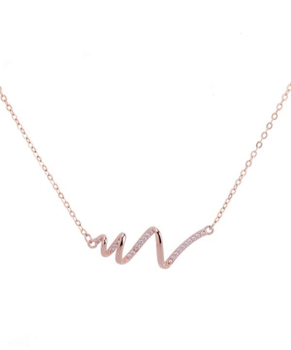 S925 Sterling Silver Necklace Women ECG Accessory Necklace