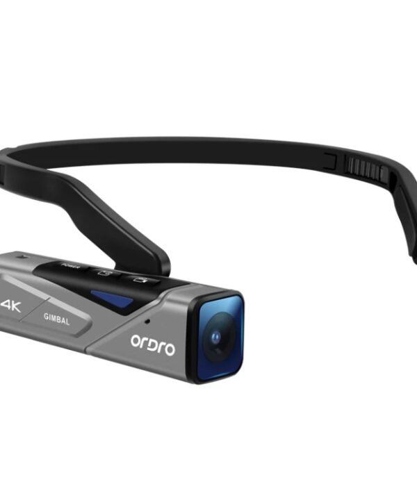 ORDRO EP7 4K Head-Mounted  Auto Focus Live Video Smart Sports Camera, Without Remote Control, With Remote Control