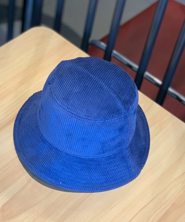 Leisure Corduroy Fisherman Hat Fall and Winter Foldable Art Sunhat, M (56-58cm)
