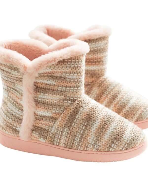 Winter Non-Slip Thick-Soled Indoor Cotton Slippers Home Boots, 34-35, 36-37, 38-39, 40-41