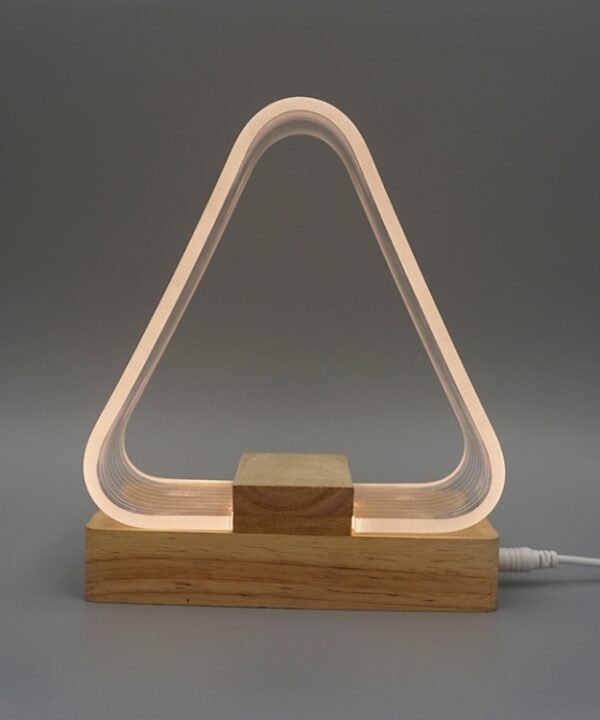 USB Simple Study Desk Lamp LED Acrylic Night Light