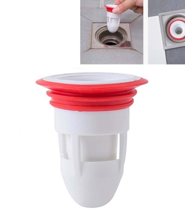 5 PCS Creative Kitchen Bathroom Sewer Deodorant Floor Drain Core,Random Color Delivery