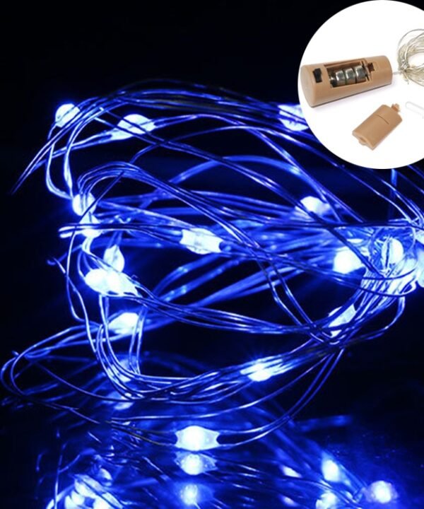 10 PCS LED Wine Bottle Cork Copper Wire String Light IP44 Waterproof Holiday Decoration Lamp, 1m 10LEDs, 2m 20LEDs