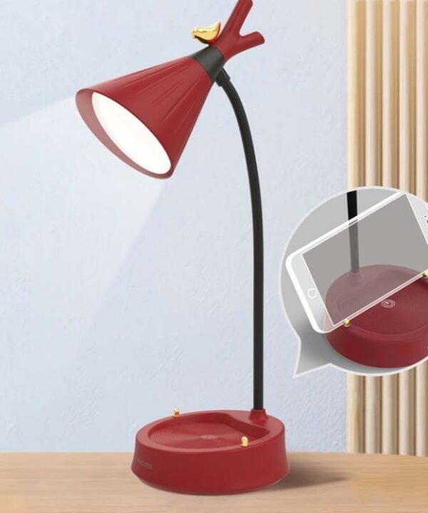 GIVELONG Forest Bird LED Touch Usb Table Lamp With Mobile Phone Holder Bedroom Bedside Night Light, GL361-1 Red, GL361-2 Yellow, GL361-3 Blue, GL361-4 Green, GL362-1 Pink, GL362-2 Yellow, GL362-3 Blue, GL362-4 Green, GL363-1 Red, GL363-2 Yellow...