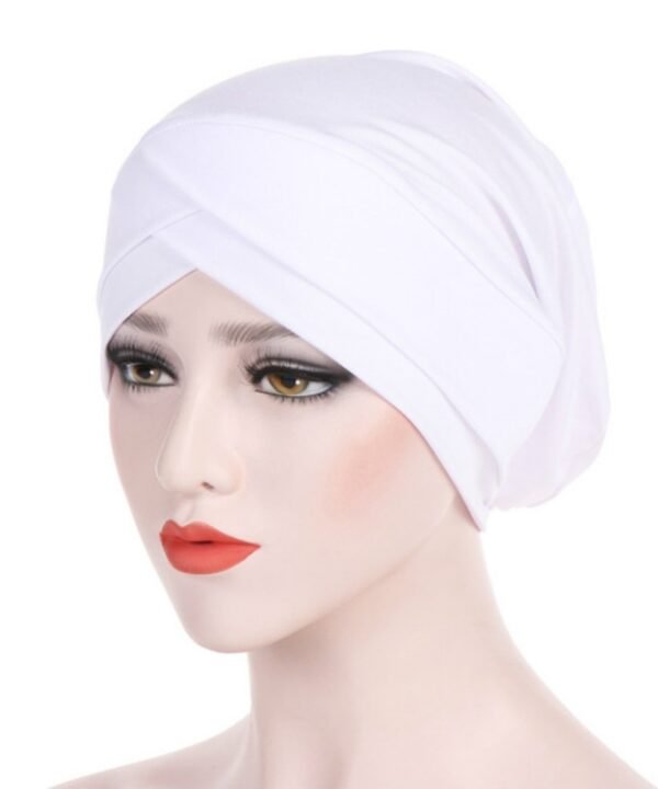 Modal Stretch Cloth Forehead Cross Headscarf Cap Chemotherapy Cap