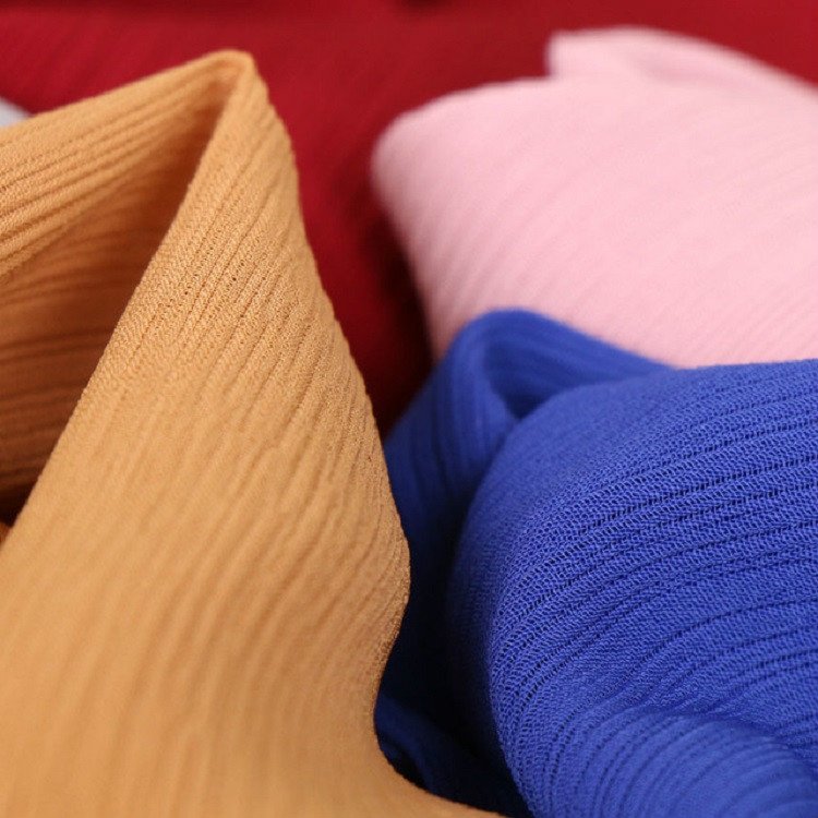 Women Solid Color Natural Fold Chiffon Shawl Scarf Turban, 180cm - Image 5