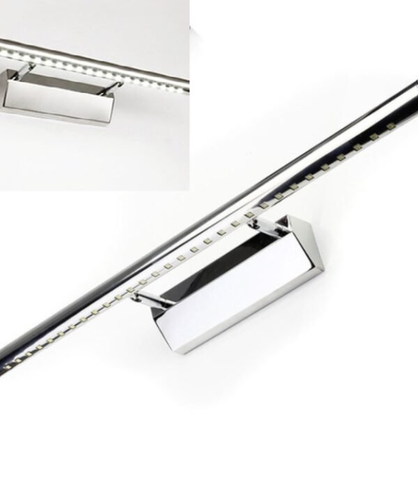 5W LED Wall Lamp Stainless Steel Bathroom Mirror Light, 40CM No Switch, 40CM With Switch