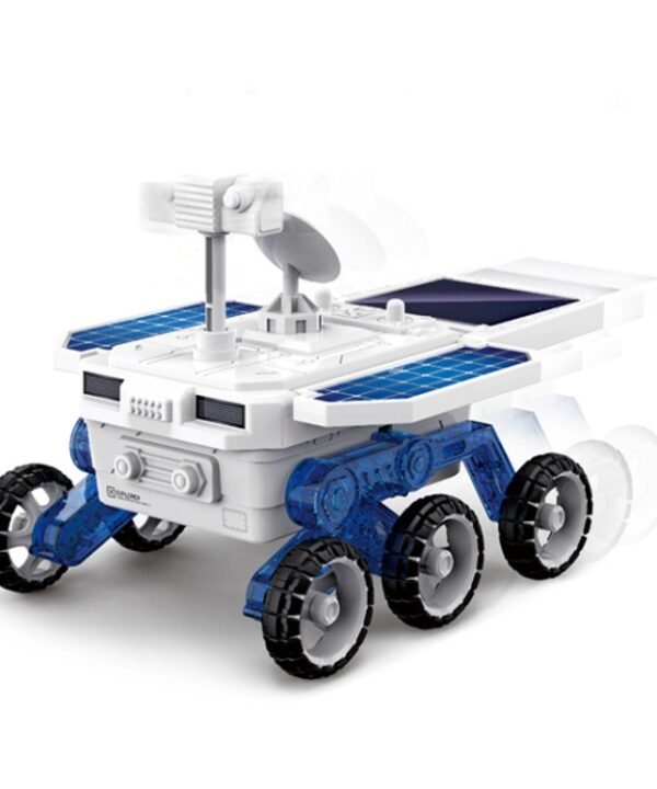 Children DIY Solar Mars Exploration Car Toy Puzzle Science Education Assembled 4-Wheel Drive Electric Model