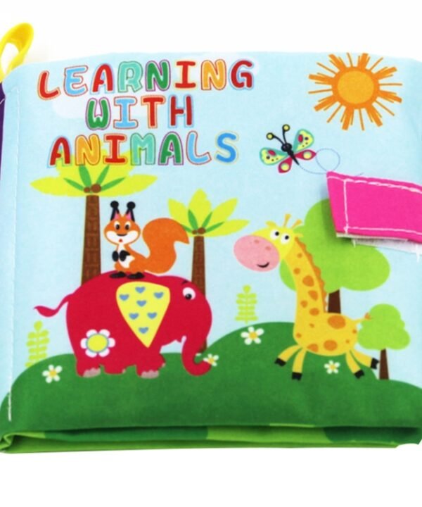 Baby Toys Infant Educational Soft Cloth Books, Animal, Geometry, Letter, Number