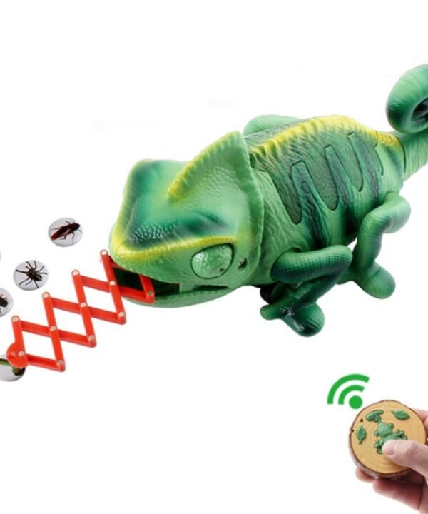 8888 Children Electric Infrared Remote Control Crawling Chameleon Colorful Breathing Light Tricky Toy