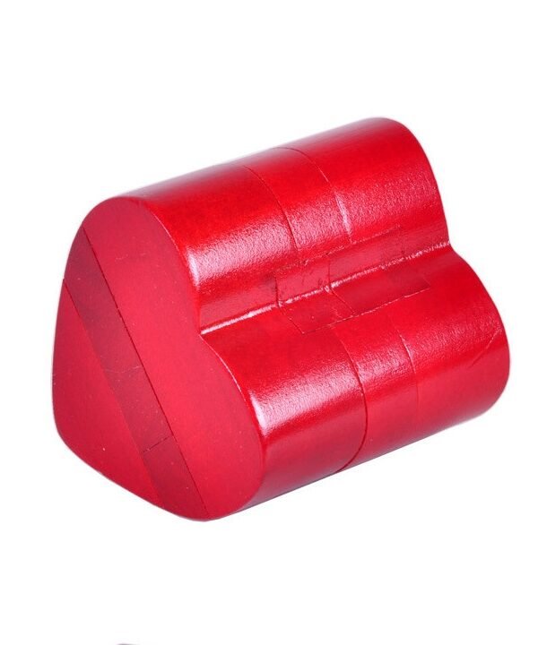 Adult Wooden Intelligence Toys Classical Toys Luban Lock, Red Heart Lock, Red Barrel, Brown Barrel, Ball Lock