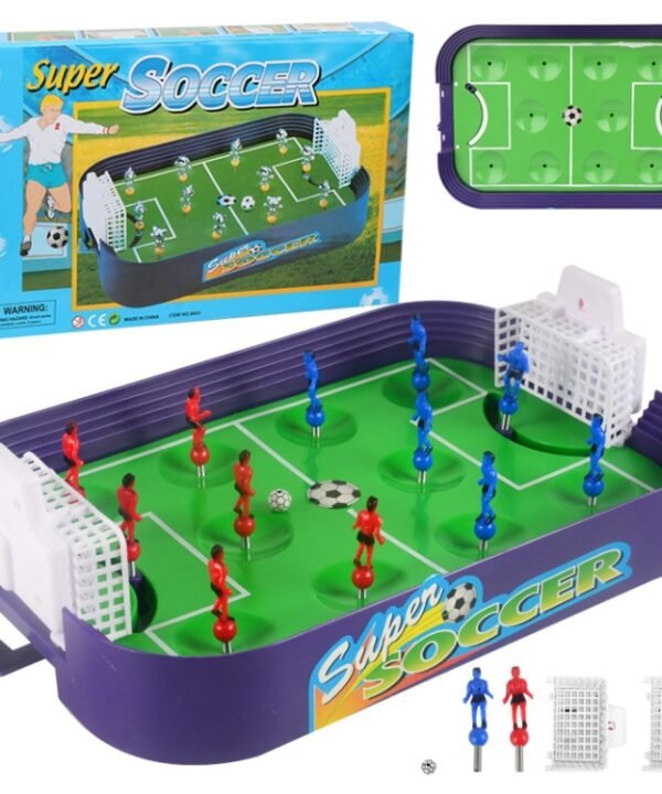 Children Educational Two-Person Battle Scoring Football Toy Parent-Child Interactive Ejection Board Game Toy, Football Field, Football Table