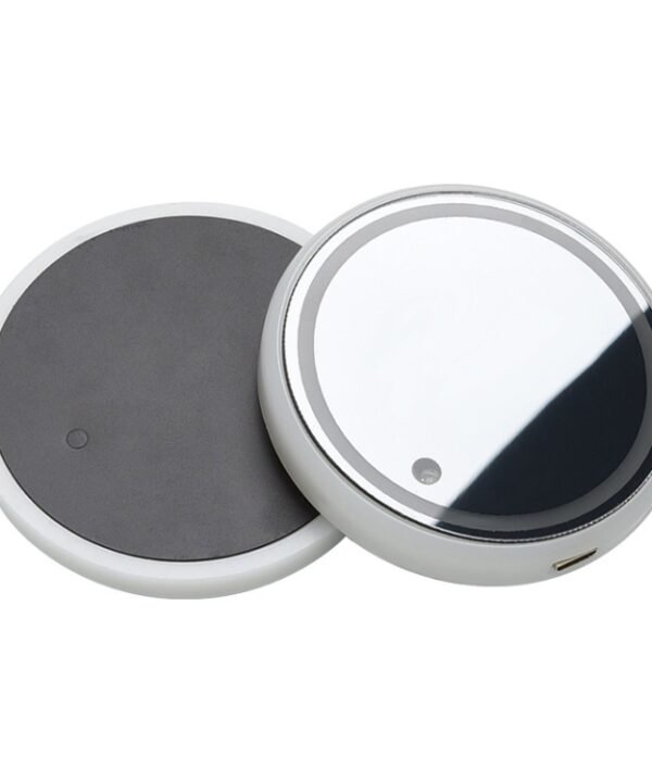 2 PCS Car LED Luminous Water Coaster Car Atmosphere Light USB Charging Non-Slip Coaster