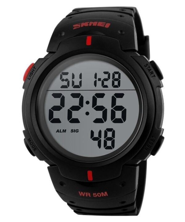 SKMEI 1068 Men Waterproof Outdoor Sports Digital Watch Student Fashion Watch, Red, Green, Blue, Black, Titanium, Golden, ArmyGreen