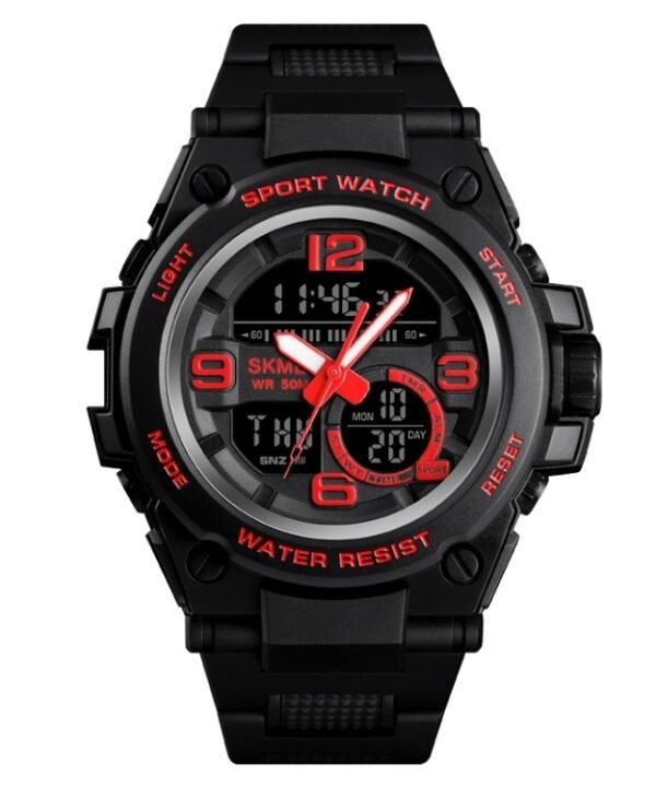 SKMEI 1452 Outdoor Sports Electronic Watch Multifunctional Waterproof Watch, Red, Blue, Black, Golden, Apricot, ArmyGreen