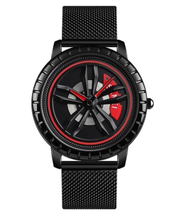 SKMEI 1634 Men Waterproof Watch Fashion Quartz Watch, Black Mesh Belt, White Mesh Belt, Black Steel Belt, White Steel Belt