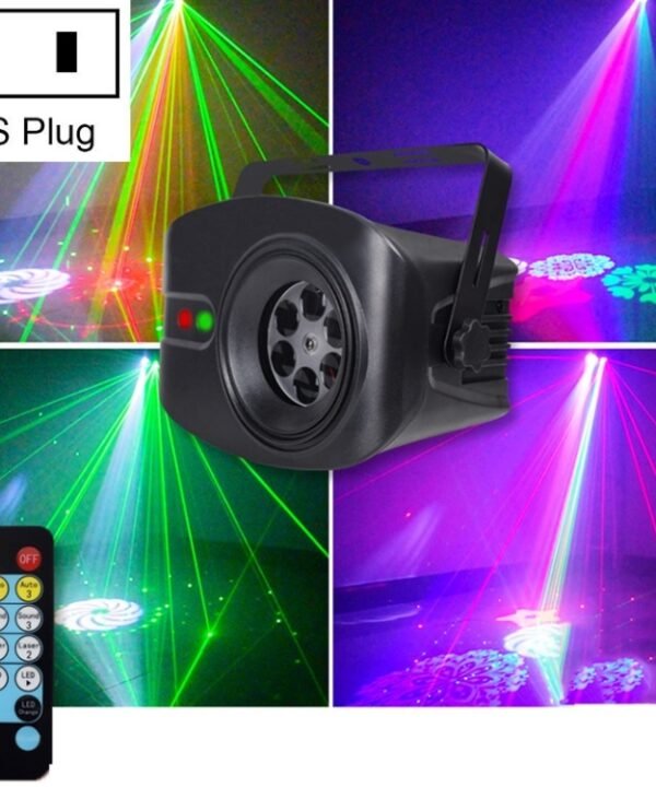 13W Colorful Flying Lights Projection Light LED Room Decoration Laser Light KTV Bar Sound Control Stage Light,, US Plug, EU Plug, UK Plug, AU Plug