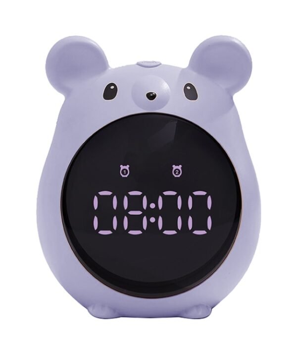 Elf Mouse Alarm Clock Countdown Learning Time Management Student And Child Cartoon Clock, Blue, Pink