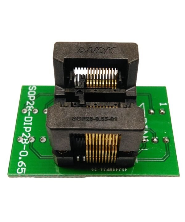 SSOP20 TSSOP20 OTS-28-0.65-01 Chip Gold-Plated Dual Contact Pin Adapter Socket