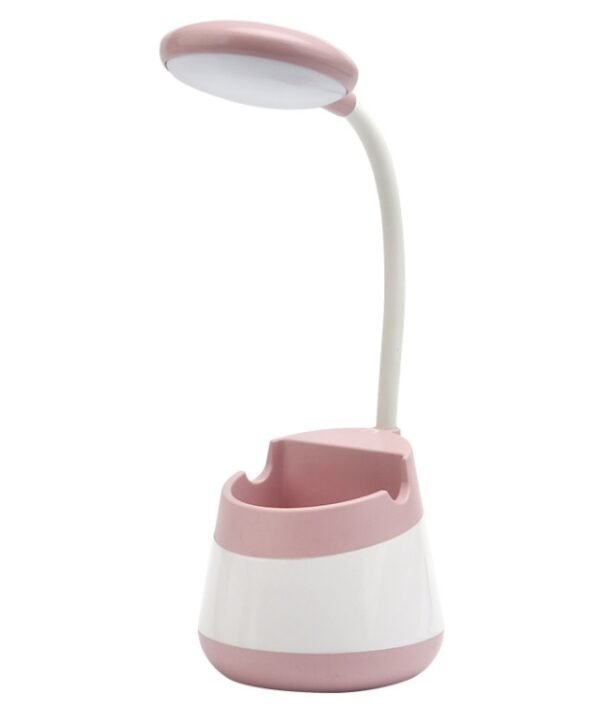 USB Charging LED Desk Light Eye Protection Lamp with Pen Holder and Phone Holder, CS276-1 Pink, CS276-1 Blue, CS276-1 Green, CS276-1 Yellow, CS276-1 Black, CS276-3 Pink, CS276-3  Blue, CS276-3 Green, CS276-3 Yellow, CS276-3 Black, CS276-4 Pink...