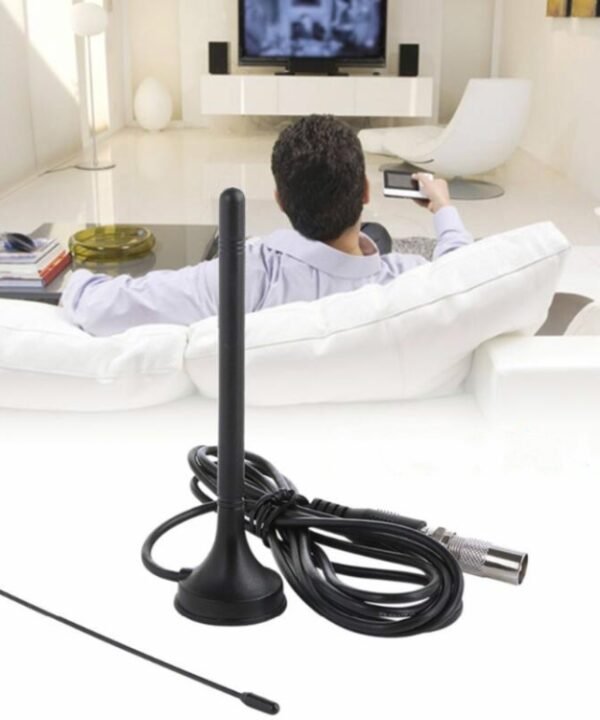 Home Radio FM Antenna DTMB TV Signal Amplifier DVB-T/T2 Car Antenna, TV Male, TV Male to Female