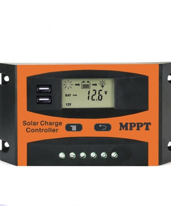 MPPT 12V/24V Automatic Identification Solar Controller With USB Output, 30A, 40A, 50A, 60A