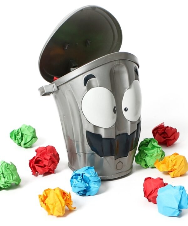 Electric Crazy Trash Can Indoor Competitive Shooting Game Decompression Trash Can Toy