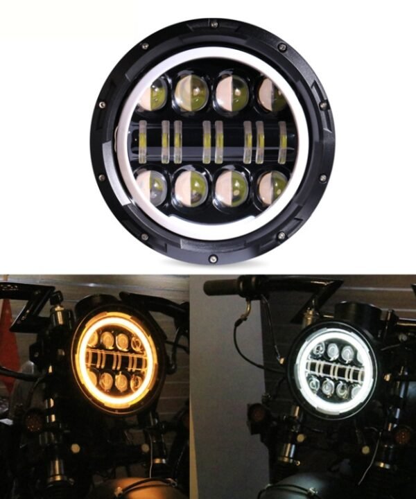 7 Inch Motorcycle LED Headlights Far Near Light Daytime Running Lights