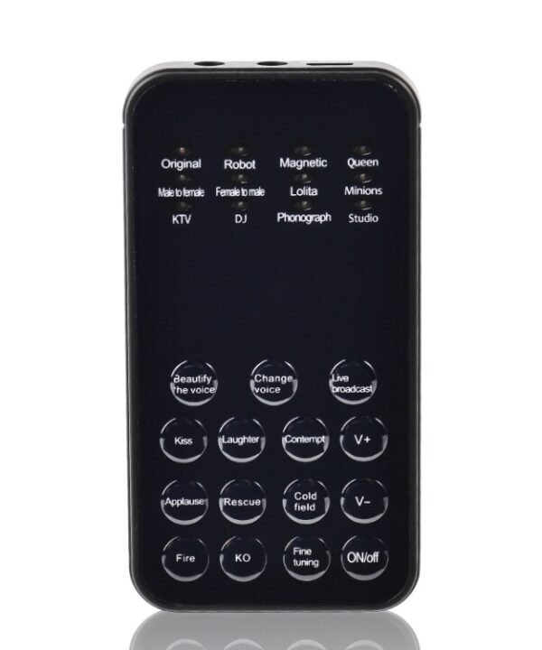 Universal Mini Sound Card Voice Changer For Mobile Phones And Computers