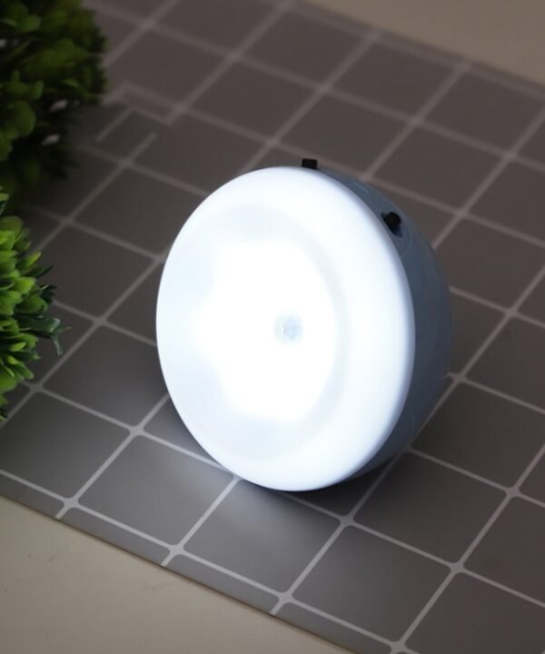 XYD-1001 Intelligent Human Body Induction + Light Sensor LED Night Light Desk Lamp Corridor Wall Lamp, Blue+White Light, Blue+Yellow Light, White+White Light, White+Yellow Light, Pink+White Light, Pink+Yellow Light