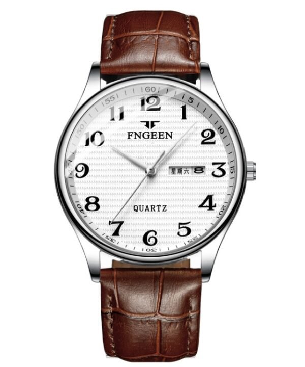 FNGEEN 7811 Middle-aged and Elderly Men Large Digital Dial Quartz Watch