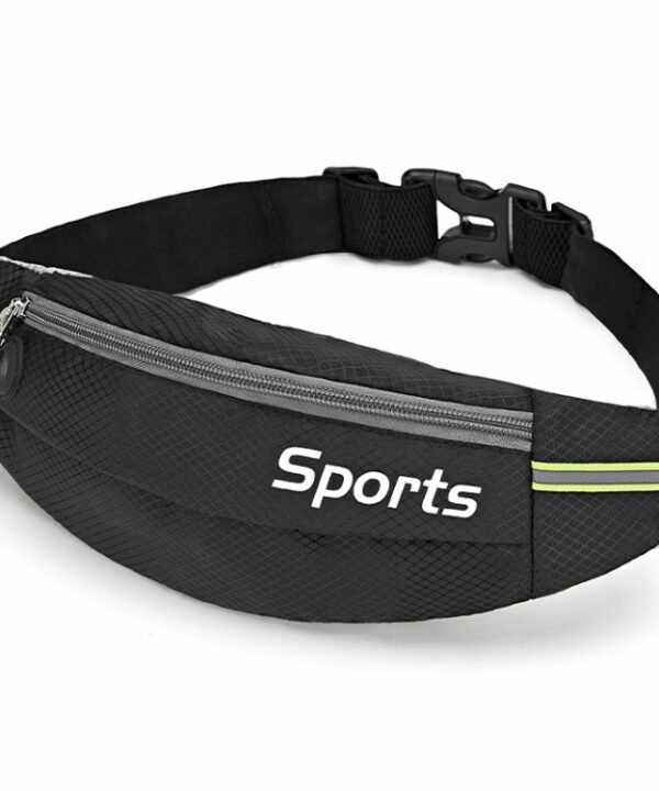 Sports Waist Bag Running Equipment Lightweight Large-Capacity Water-Repellent Breathable Outdoor Bag, 7 inch