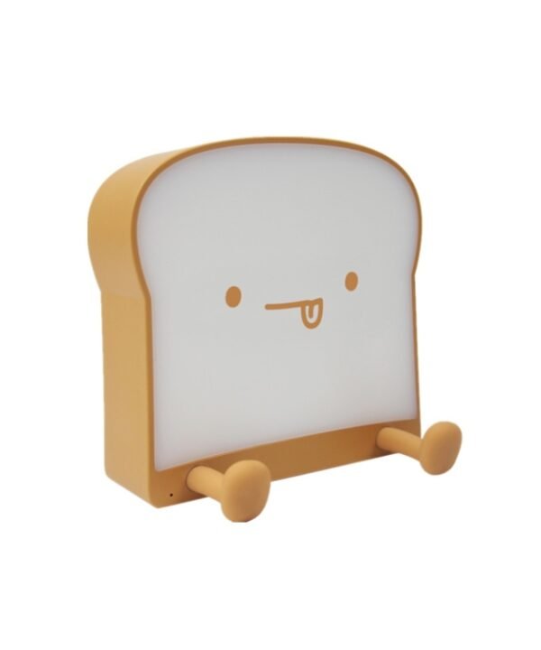 F-L-01 Toast Bread Night Light With Mobile Phone Holder Children Bedroom Timing Sleep Light, F-L-01 Toast Bread Gluttonous, F-L-01 Toast Bread Snooze, F-L-01 Toast Bread Playful