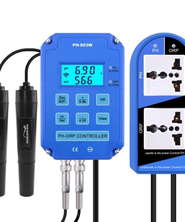 KL-803W Mobile Phone WIFI Monitoring Digital Acid-Base And Redox Controller Household PH Meter, EU Plug