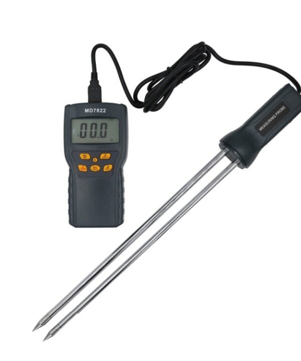 MD7822 Smart Grain Moisture Tester Ultra-Long Probe Digital Moisture Meter